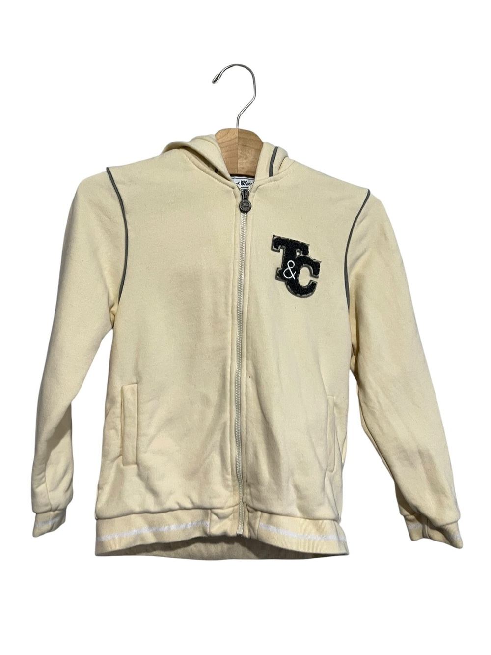 Tartine Et Chocolat Hoodie Sweatshirt Size 6 Kids Yellow Cotton